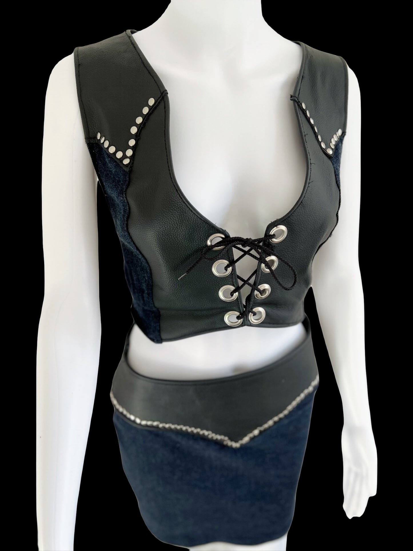 The Blue Jean Outlaw Queen Vest