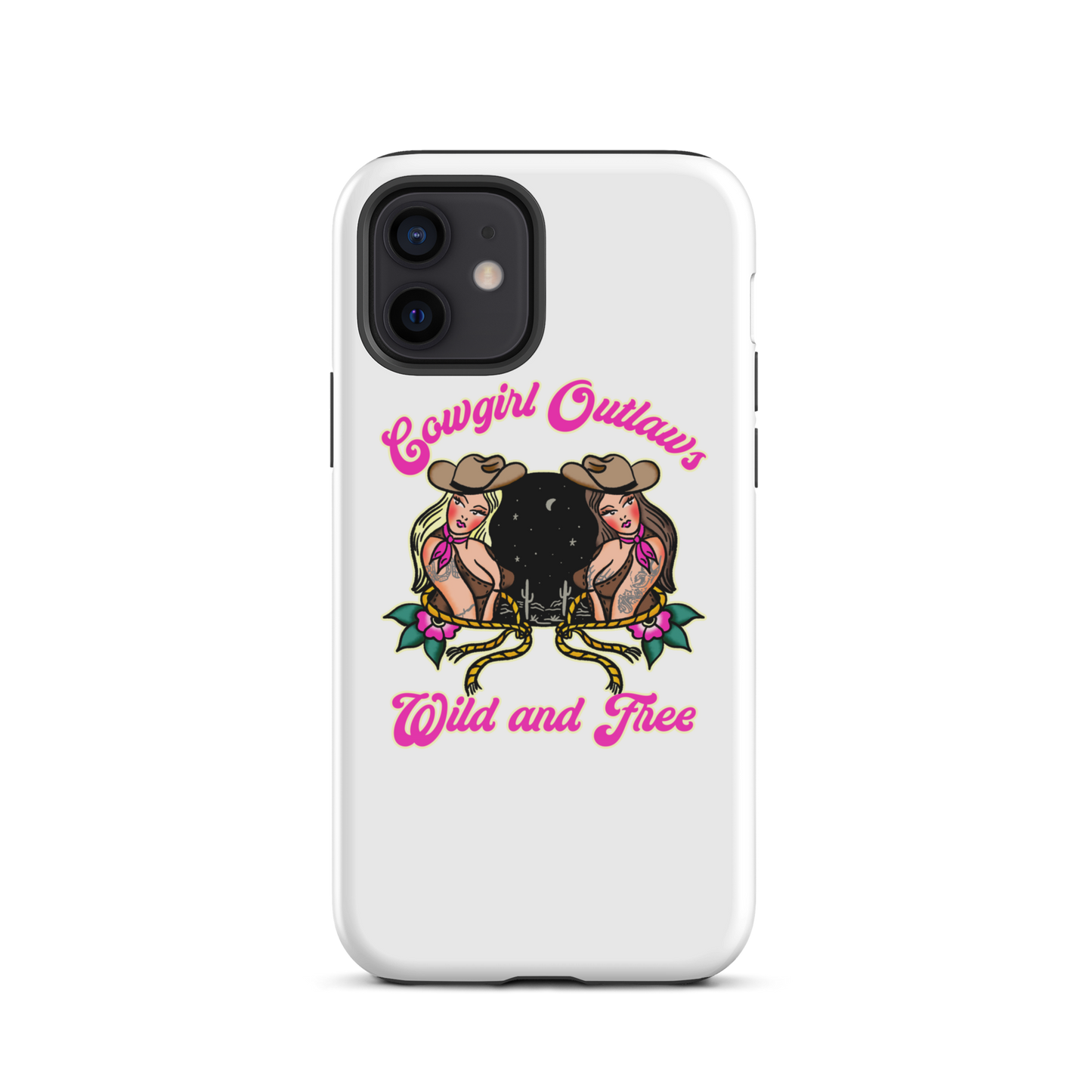 Tough Case for iPhone® Cowgirl Outlaw art