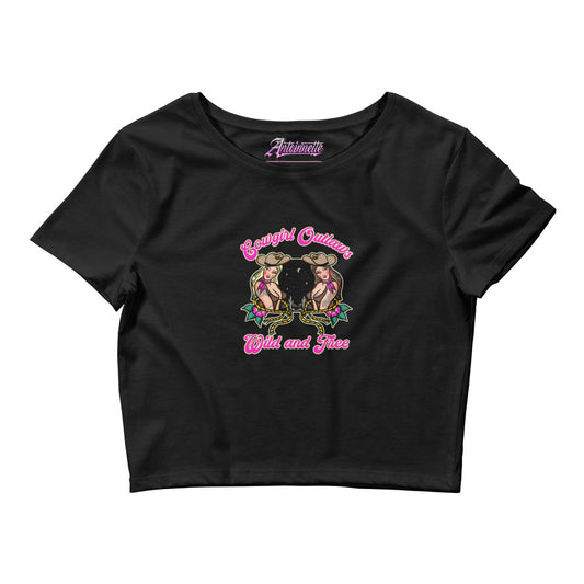 Cowgirl Outlaw Women’s Crop Tee